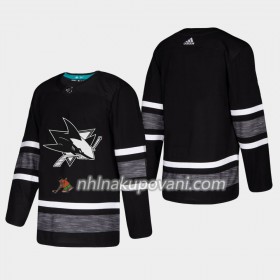 San Jose Sharks Dresy Blank Černá 2019 NHL All-Star Adidas Authentic - Pánské